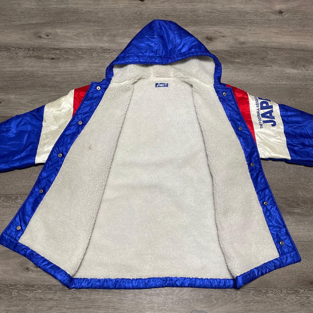 激レア ヴィンテージ asics サッカー日本代表 ベンチコート 140-160