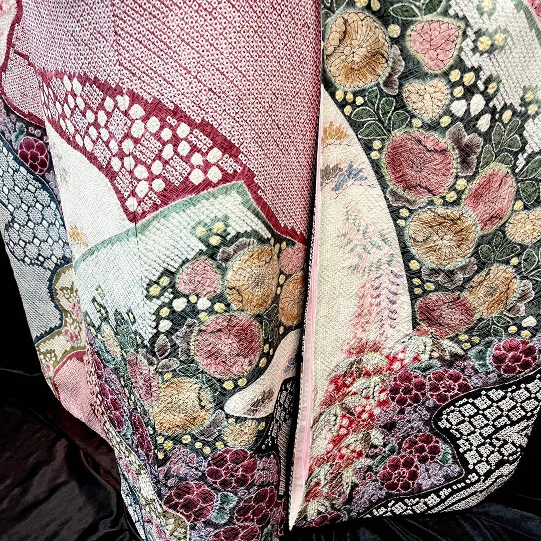 ■逸品■総絞り■辻ヶ花■古典正絹振袖フルセット■成人式結婚式■振袖一式