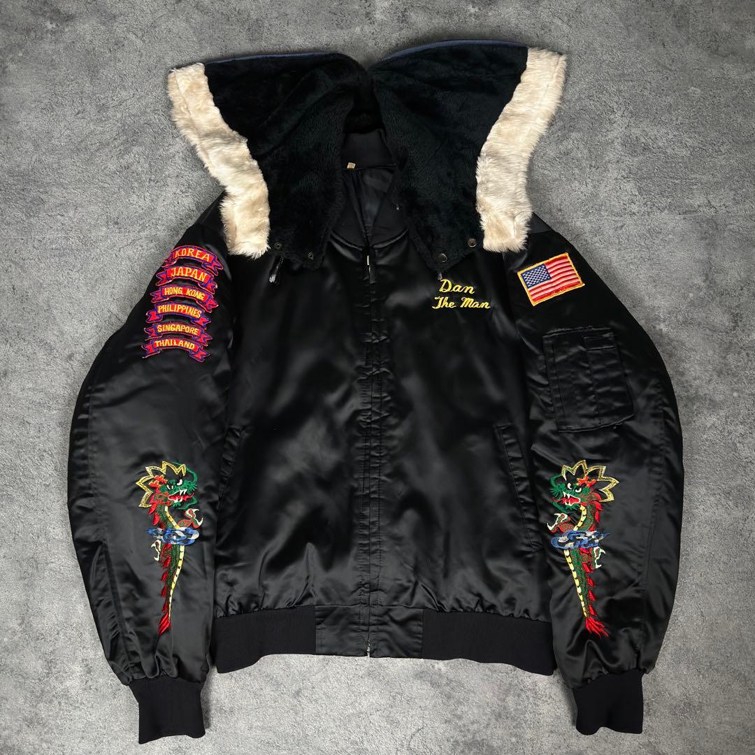 KOREA スカジャン スーベニア ジャケット コリアンジャンパー ビンテージ