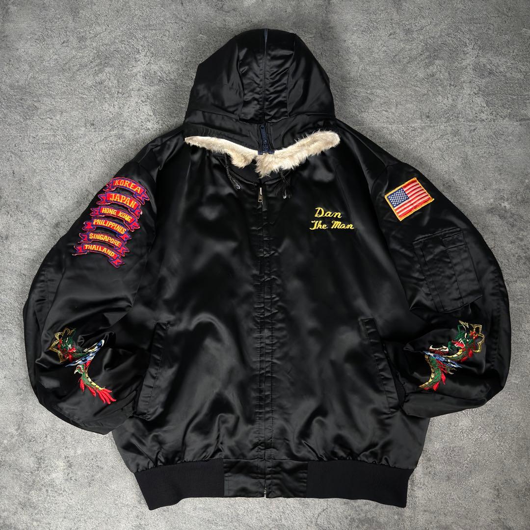 KOREA スカジャン スーベニア ジャケット コリアンジャンパー ビンテージ