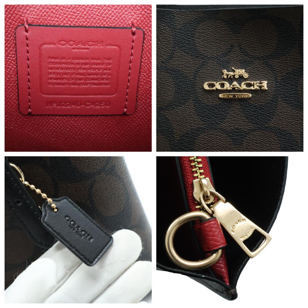 美品 COACH コーチ モリー トート25 2way シグネチャー C4250