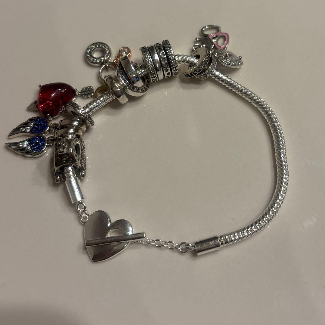 PANDORA ブレスレット19cm⭐︎ チャームセット