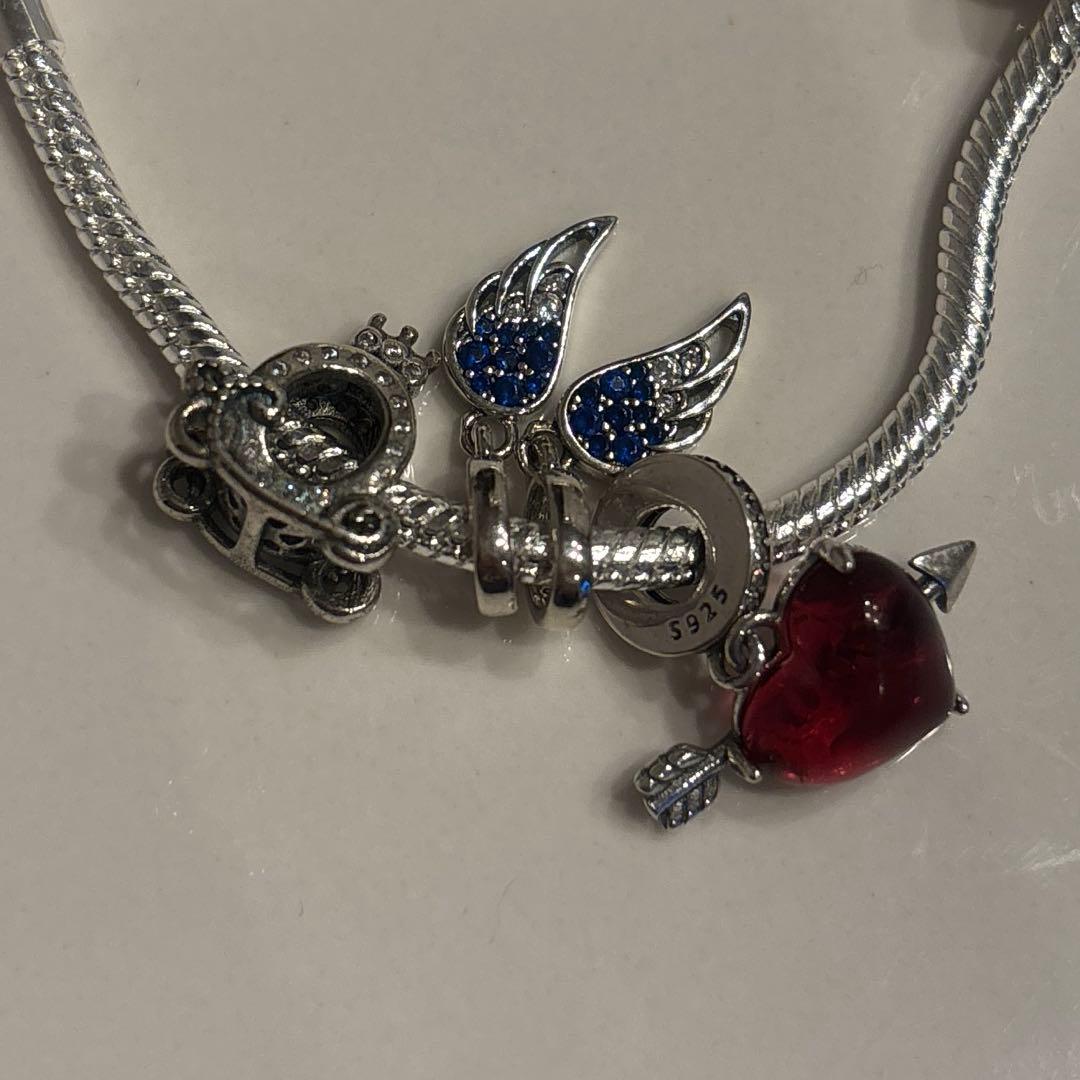 PANDORA ブレスレット19cm⭐︎ チャームセット