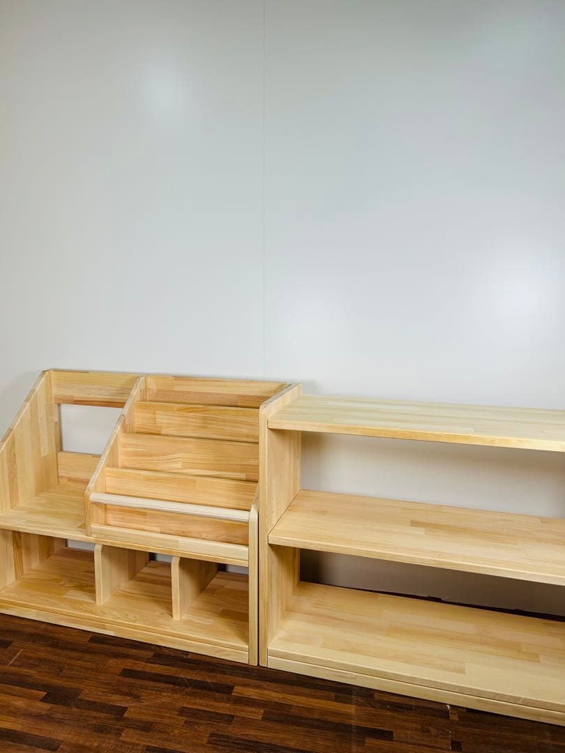 絵本棚、おもちゃ棚セット　　コンパクトタイプ