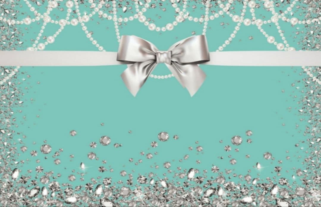 背景布【　ティファニーブルー　】ペット撮影用　キラキラ、ストーン、宝石、リボン