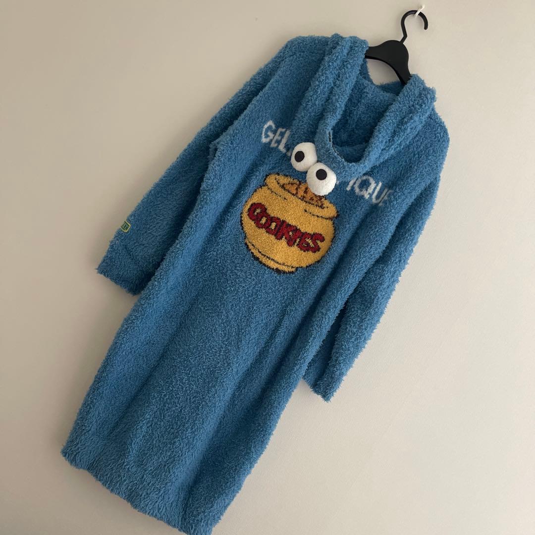 にゃん　ジェラートピケ クッキーモンスター　ワンピース