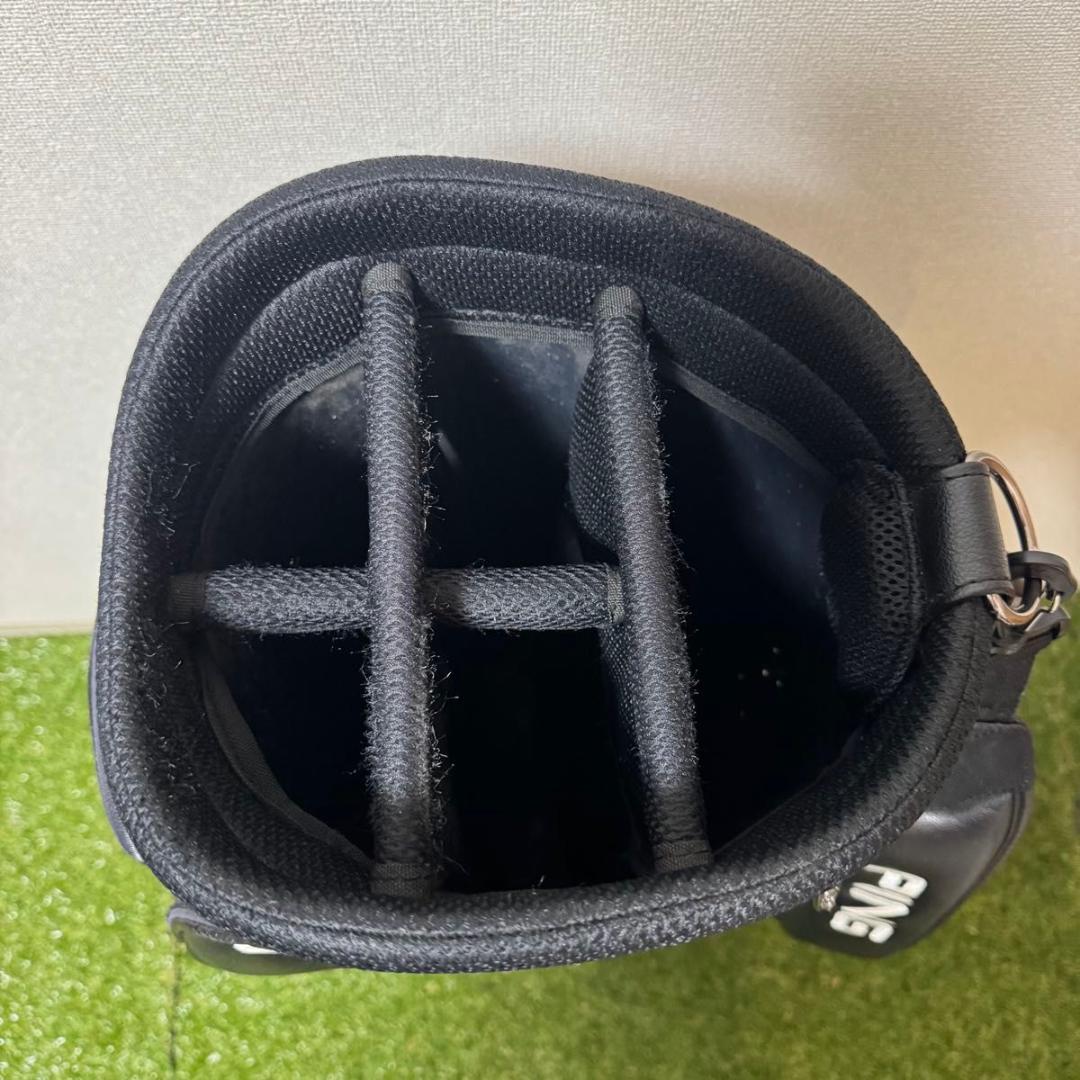 PING ピン キャディバッグ ゴルフバッグ ブラック 9型