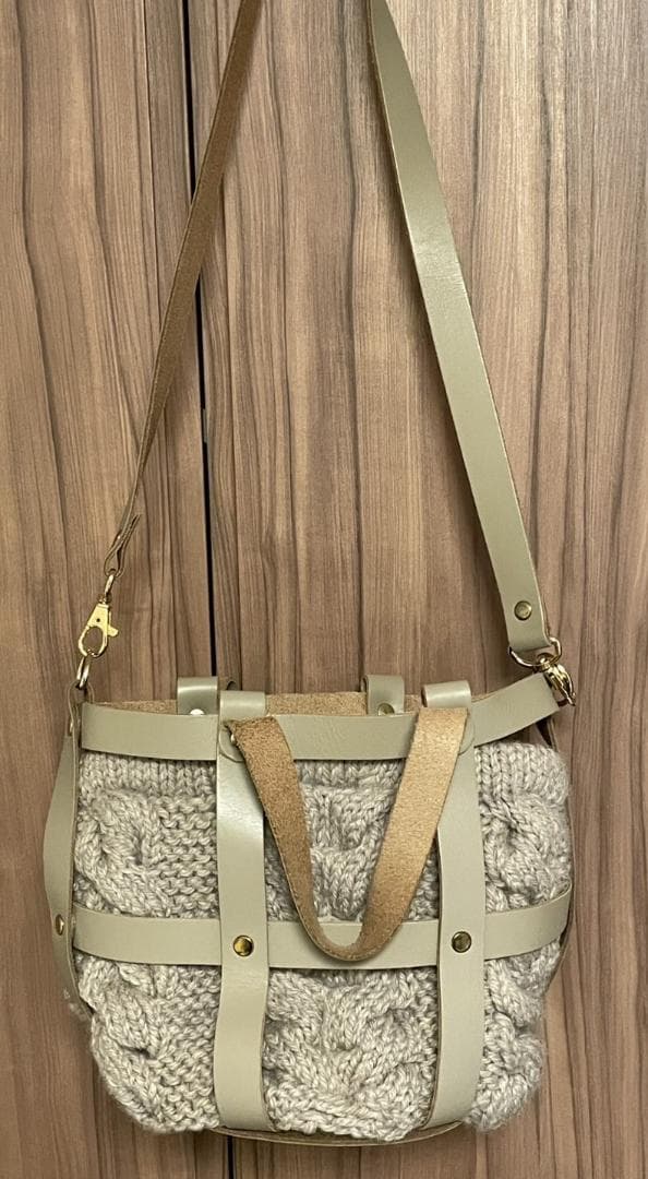 BEYOND THE REEF ハンドメイド 2WAYバッグ／ベージュ