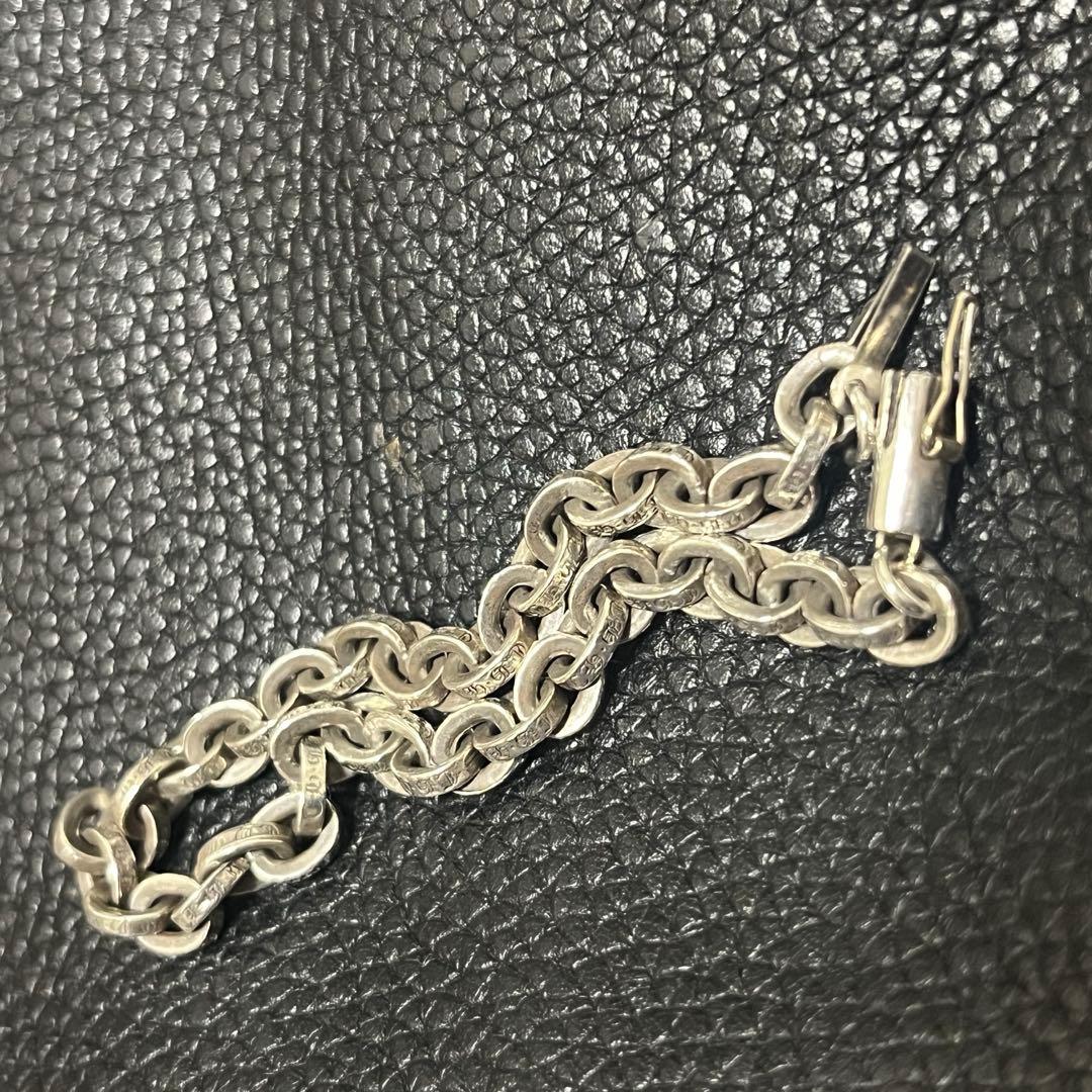ChromeHearts クロムハーツ　ペーパーチェーン　ブレスレット　7インチ