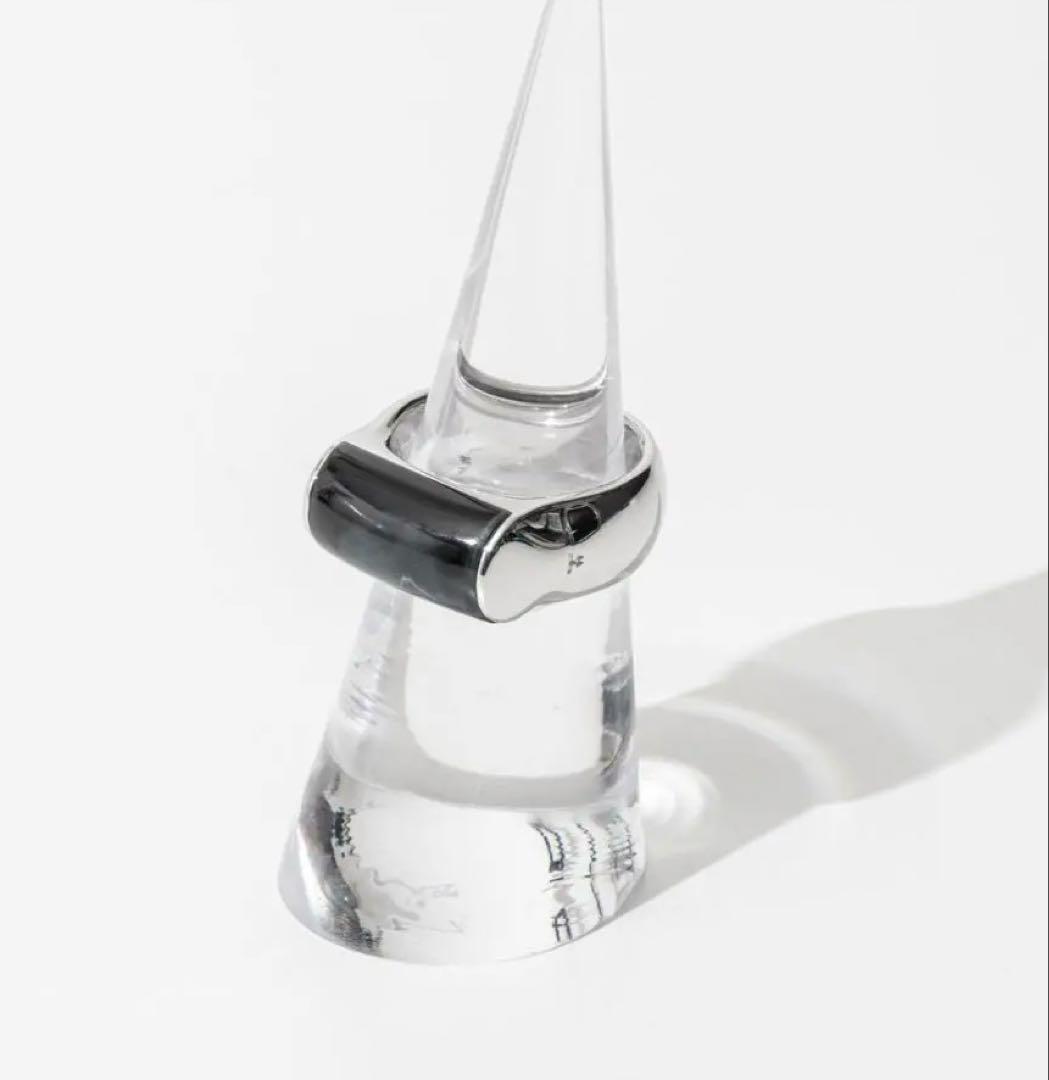 トムウッドCrest Ring Blue Howk Eyeリング50