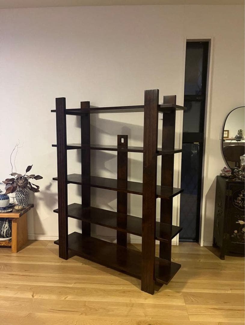 【特注品】284,400円 星野民藝 星野民芸 高級家具　飾り棚オープンシェルフ