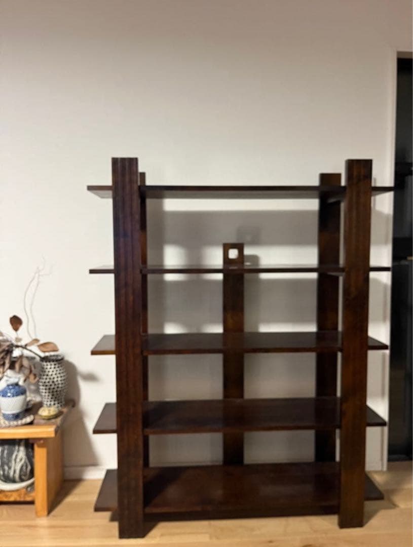 【特注品】284,400円 星野民藝 星野民芸 高級家具　飾り棚オープンシェルフ