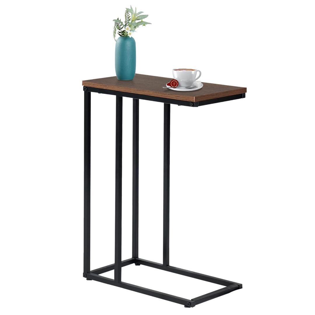 シックなデザイン ナイト コの字型 サイドテーブル スリム