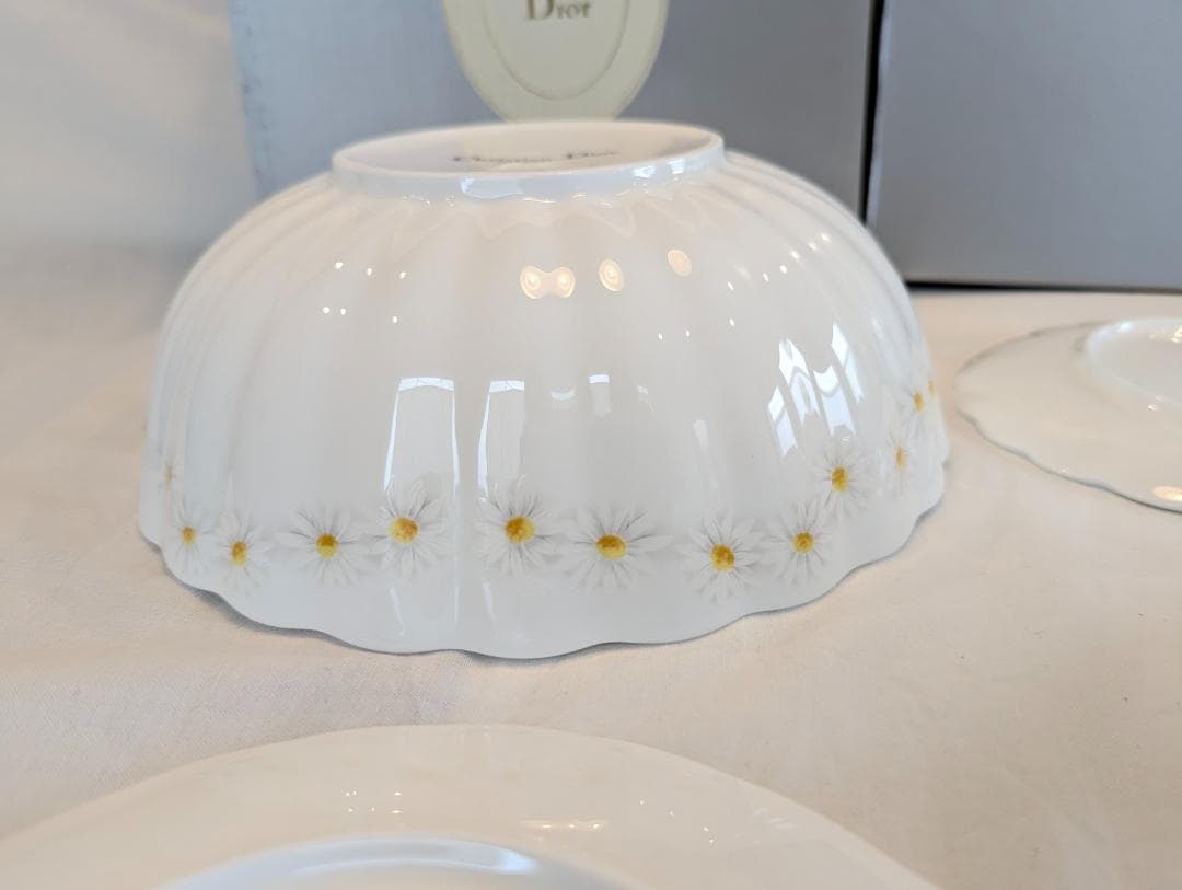 Dior クリスチャンディオール マーガレット ティーセット オーバル プレート