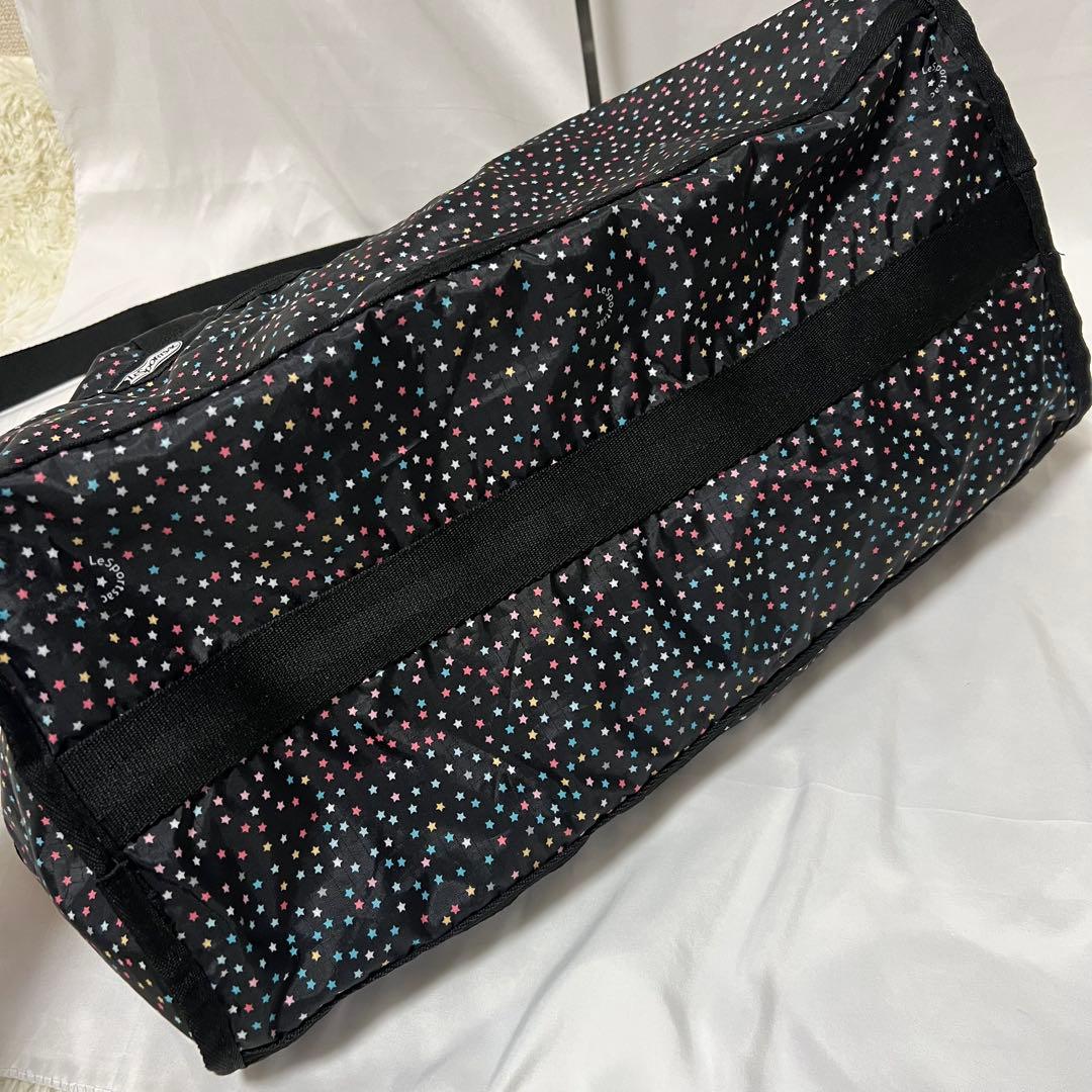 レスポートサック　ボストンバッグ　星柄　2way　ラージウィークエンダー　鍵付き