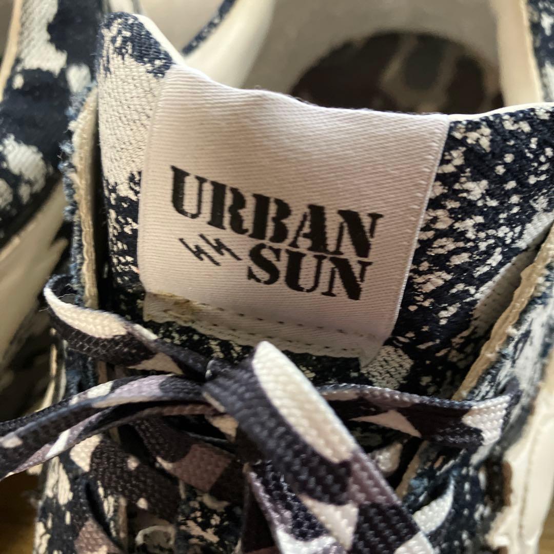 美品定価39,600円 イタリア製 URBAN SUN 迷彩スニーカー42