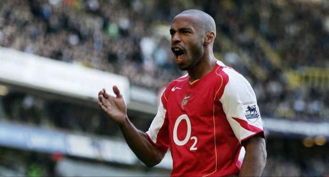 ナイキプレミアリーグアーセナル04サッカーホームユニフォーム赤白黄14アンリ