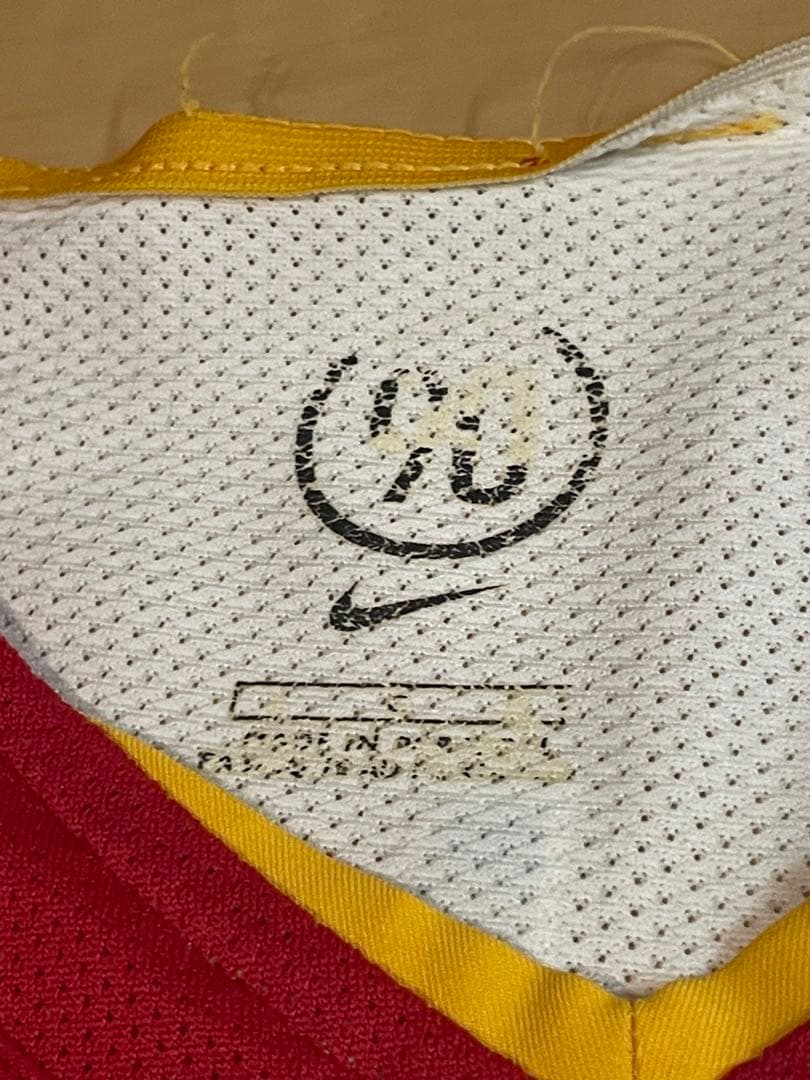 ナイキプレミアリーグアーセナル04サッカーホームユニフォーム赤白黄14アンリ