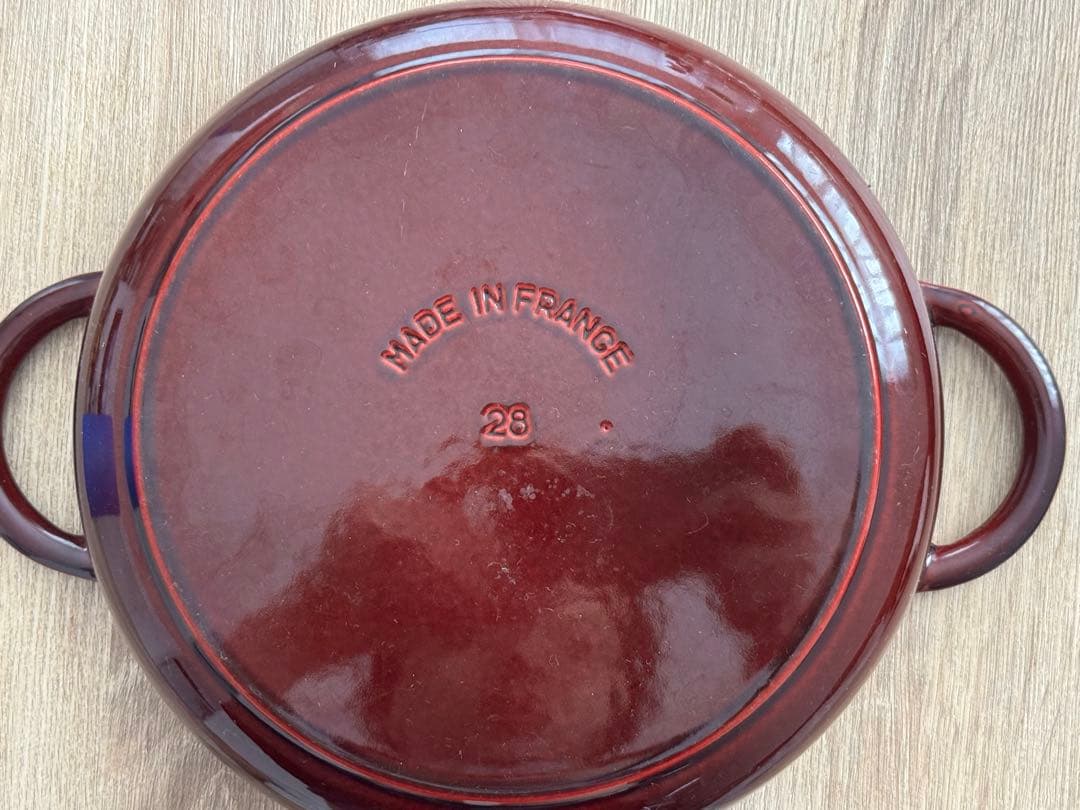 STAUB 両手鍋 28cm ・正寿堂　すき焼き鍋・九谷焼陶器　3点セット