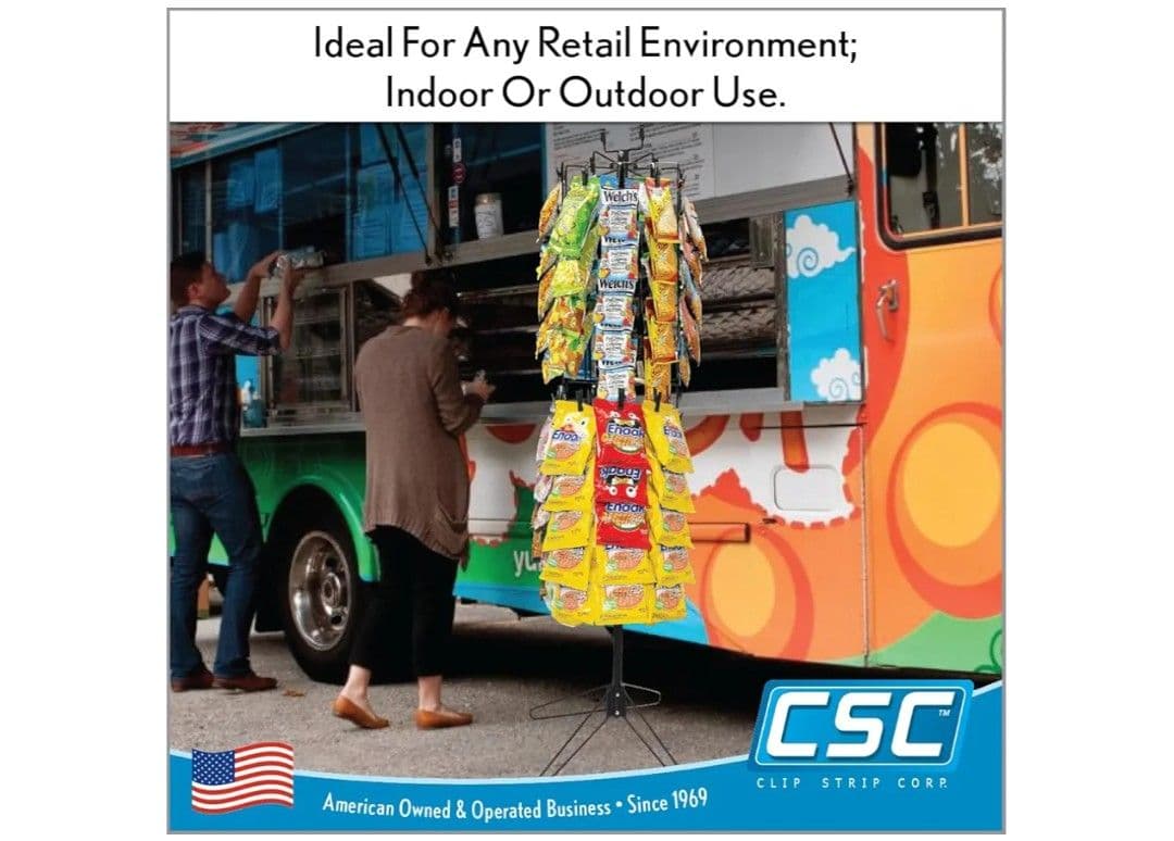 【A216】フロアスタンド　スピナースナックラック　108　クリップ付き