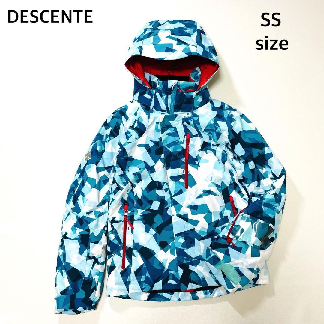 6643 デサント　ジャケット　スキーウェア　S.I.O 中綿入り　総柄
