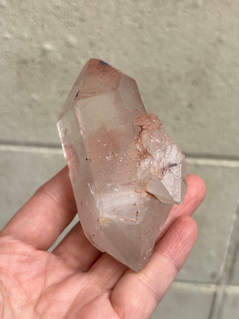 インド　マニカラン水晶　ダブルポイント　278g 両剣水晶　力強さ　天然石