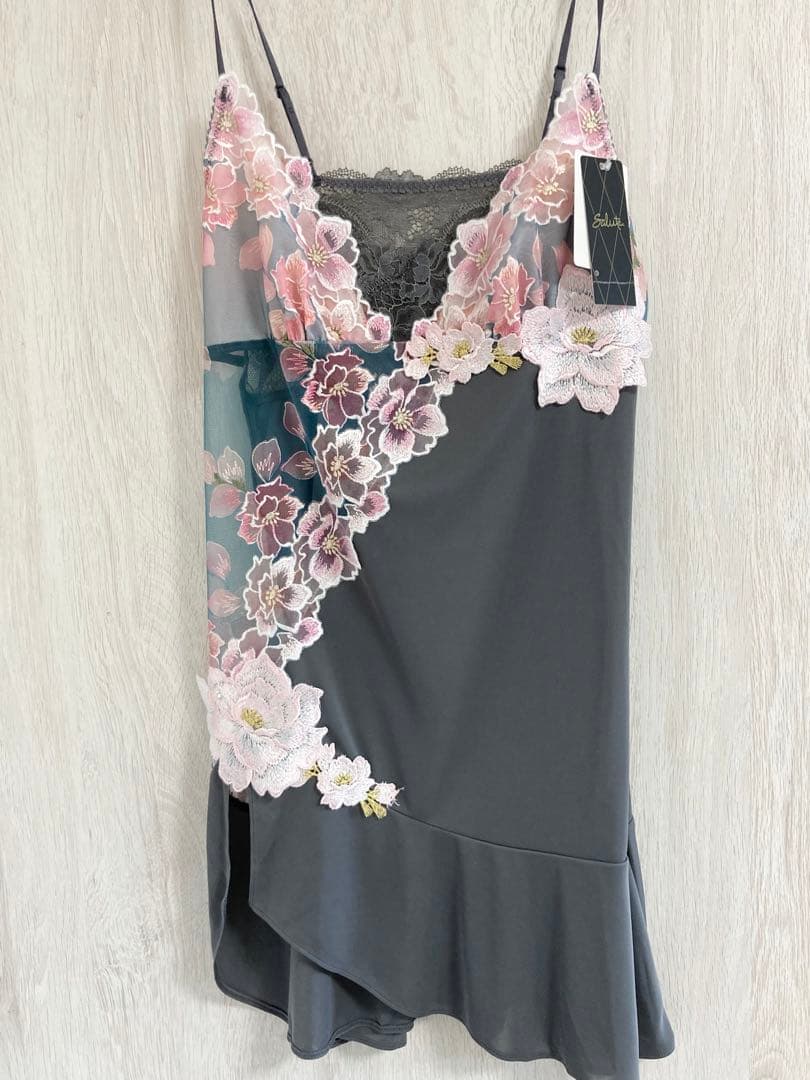 新品　ワコール　サルート　03G 日本の花嫁　 スリップ M-80 GY