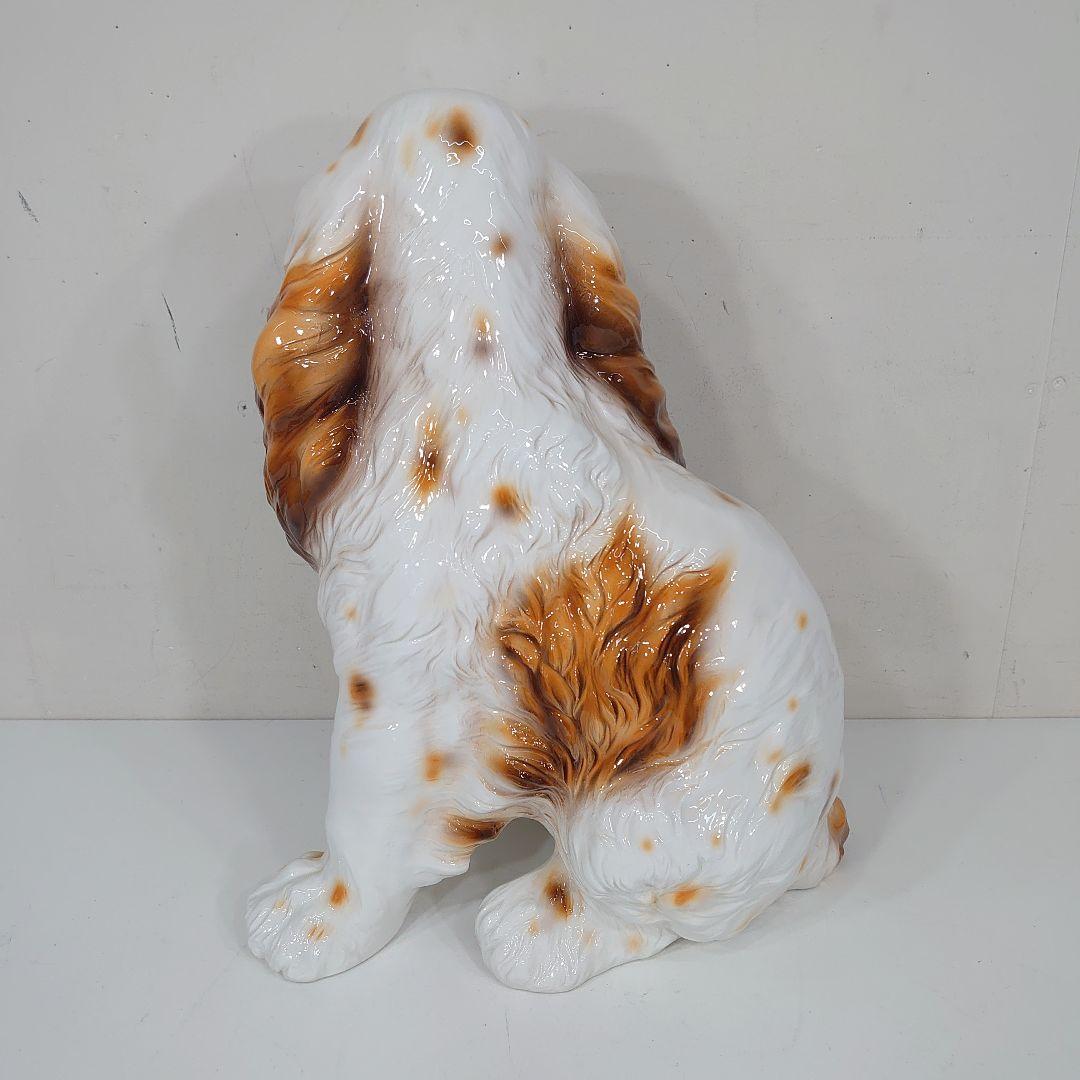 コッカースパニエル 陶器 犬の置物 陶製