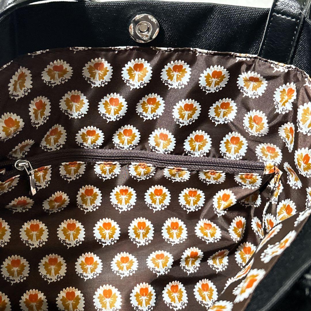 【新品】ANNA SUI アナスイ トートバッグ 猫 モチーフ ブラック