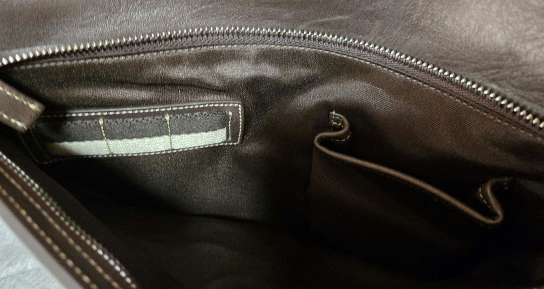 Coach ダークブラウン メッセンジャーバッグ