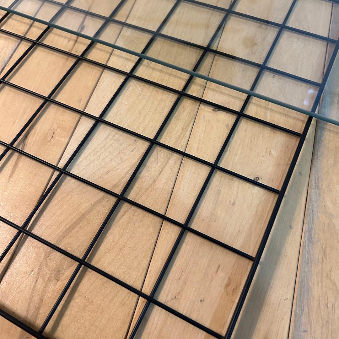 ☆レトロポップ☆モダン　80‘s ガラス　センターテーブル　コーヒーテーブル