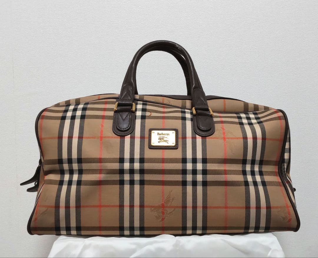BURBERRY　バーバリー ノバチェック　ボストンバッグ