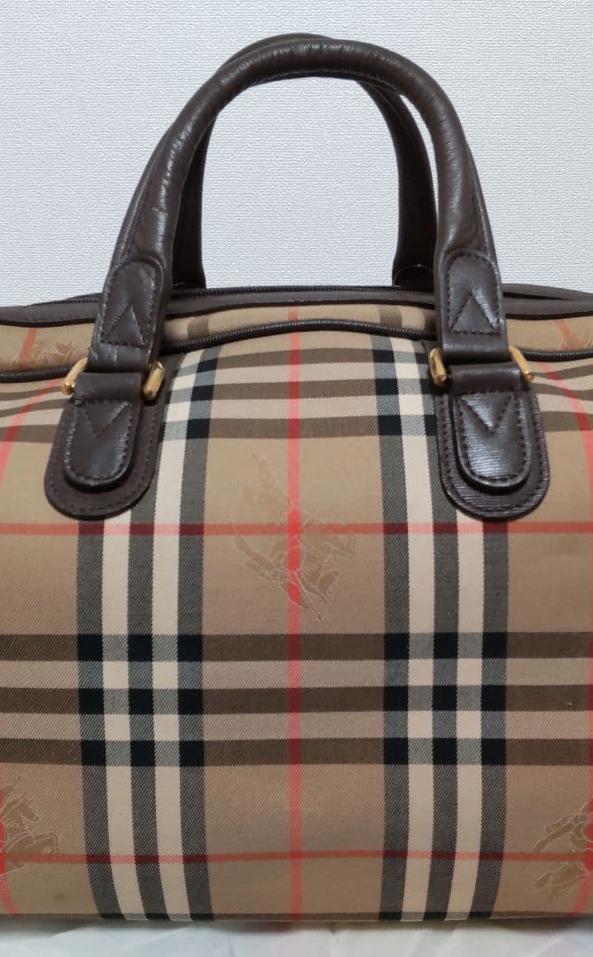 BURBERRY　バーバリー ノバチェック　ボストンバッグ