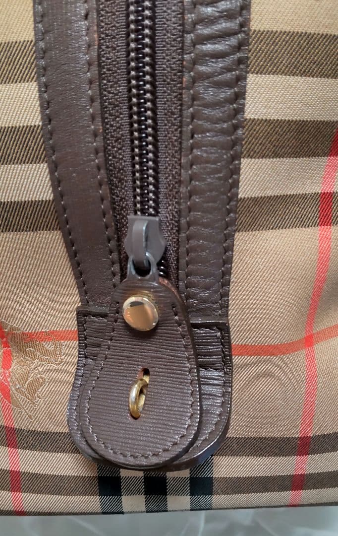 BURBERRY　バーバリー ノバチェック　ボストンバッグ