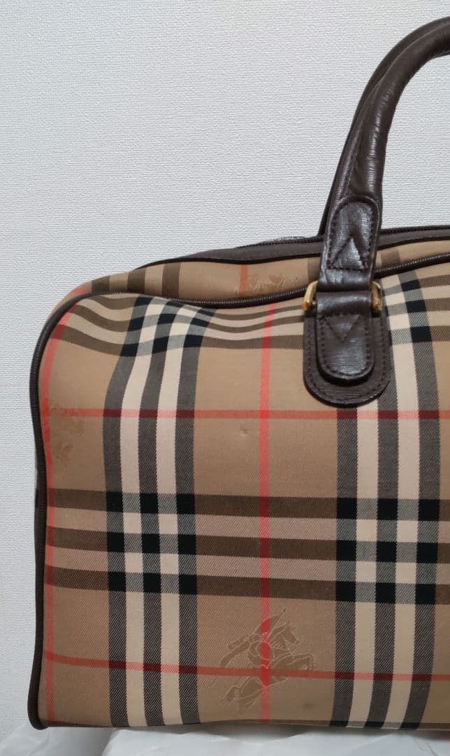 BURBERRY　バーバリー ノバチェック　ボストンバッグ