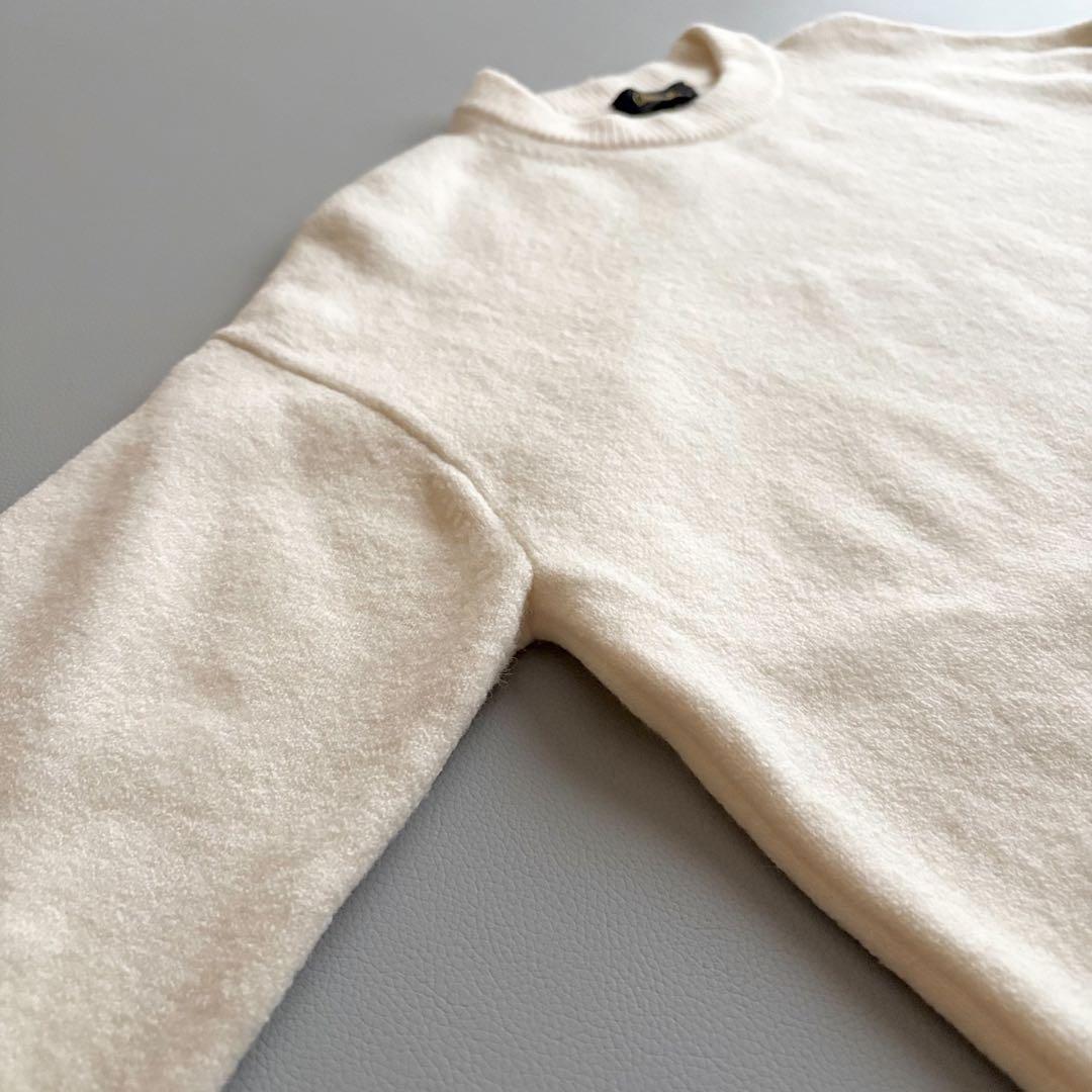 美品✨Drawer ドゥロワー アルパカ クルーネックニット セーター 白 1