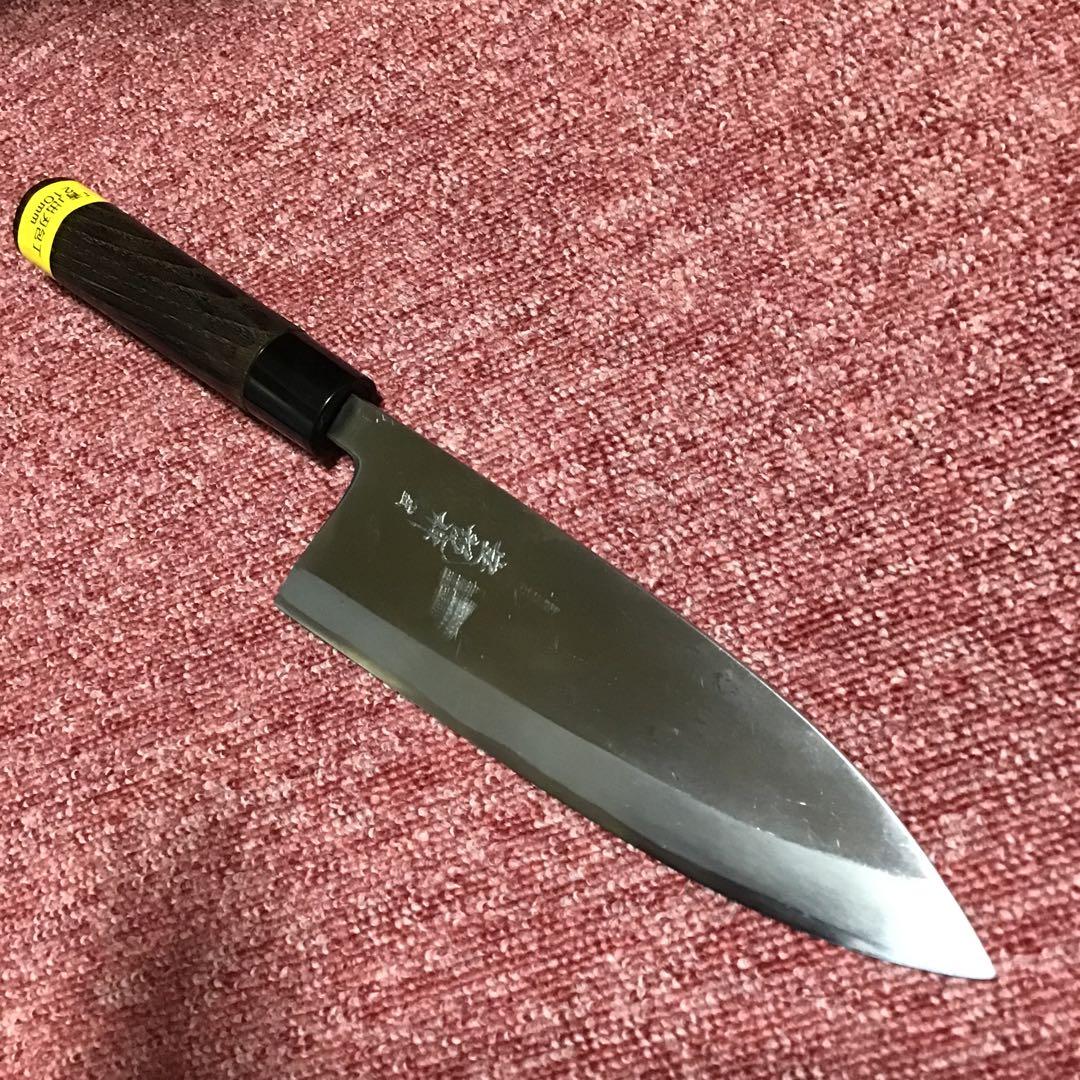 出刃包丁　210ミリ　青紙鋼