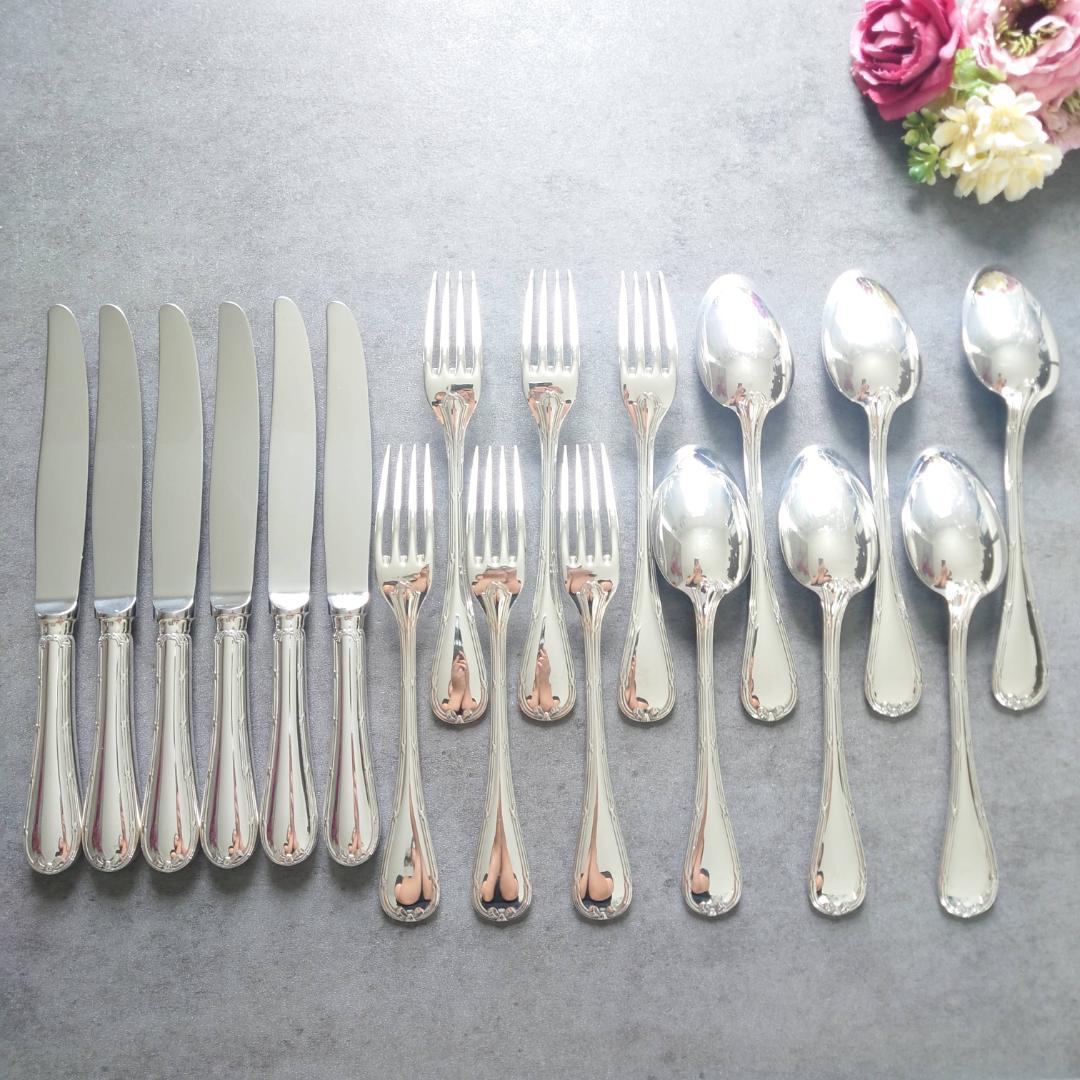 美品 クリストフル リュバン テーブルサイズ 18点