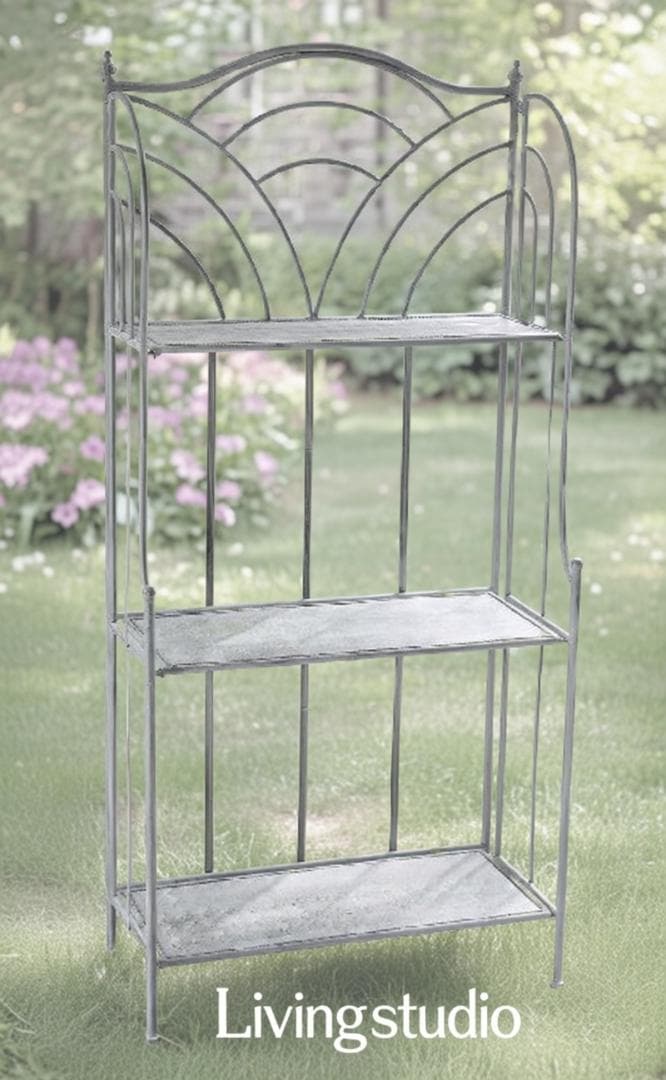 ルデコ スリーティアシェルフ アイアン コベントガーデン シャビー FX-07