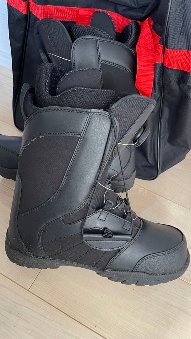 【ZUMA】スノーボードブーツ ブラック 収納バッグ付き