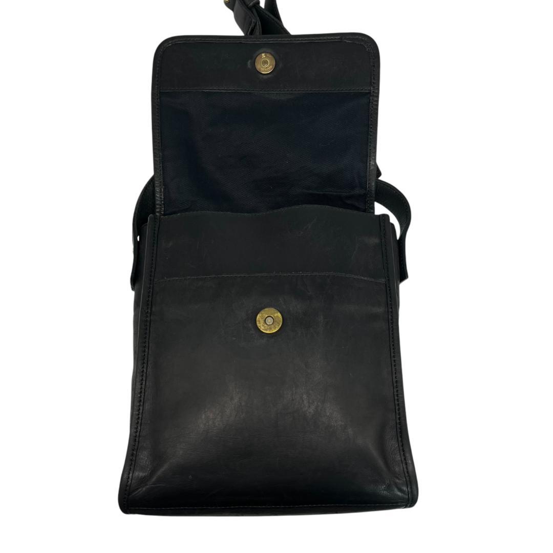 ソメスサドル 本革 ショルダーバッグ 斜め掛け フラップ メンズ B0843