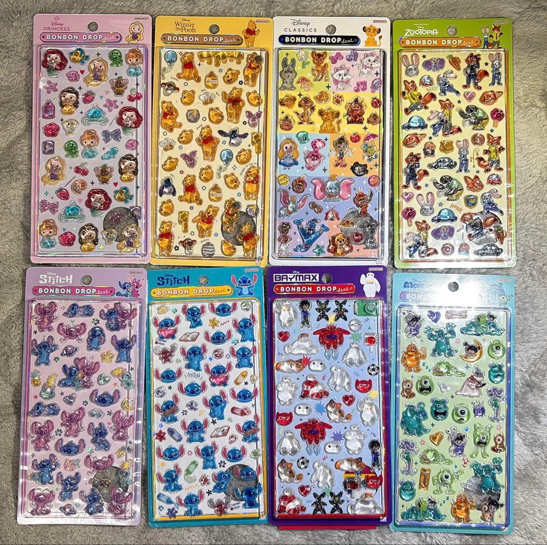 ★24時間以内発送 正規品 ディズニー ボンボンドロップシール 第2弾 全種★