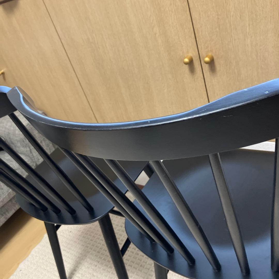 TON トーネット ウィンザーチェア 黒　ブラック　2脚セット