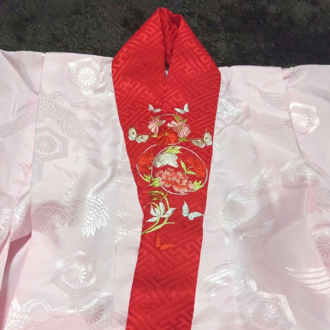 正絹綸子☆本絞＆刺繍☆絞りの粒もフレッシュ☆極上グレードの3歳七五三用祝着