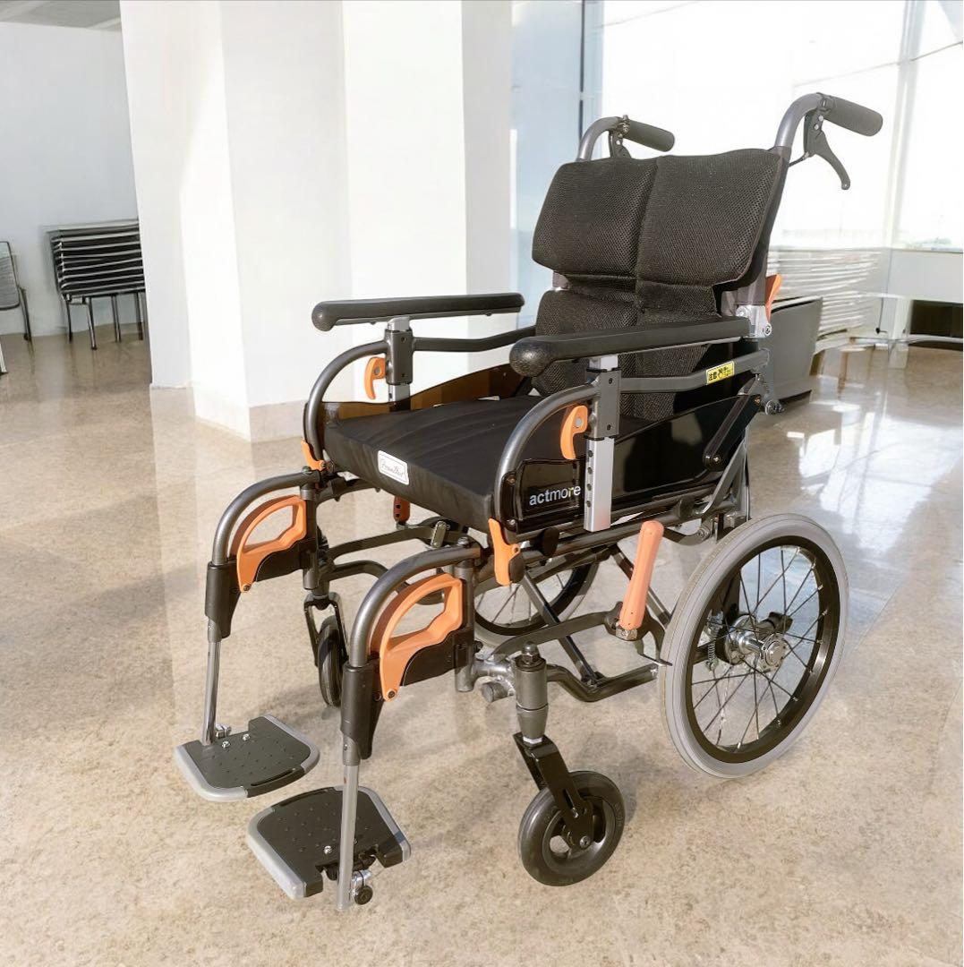 車椅子 アクトモア actmore C1620-40 車いす 自走 介助ブレーキ