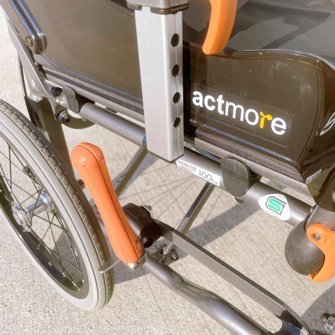 車椅子 アクトモア actmore C1620-40 車いす 自走 介助ブレーキ