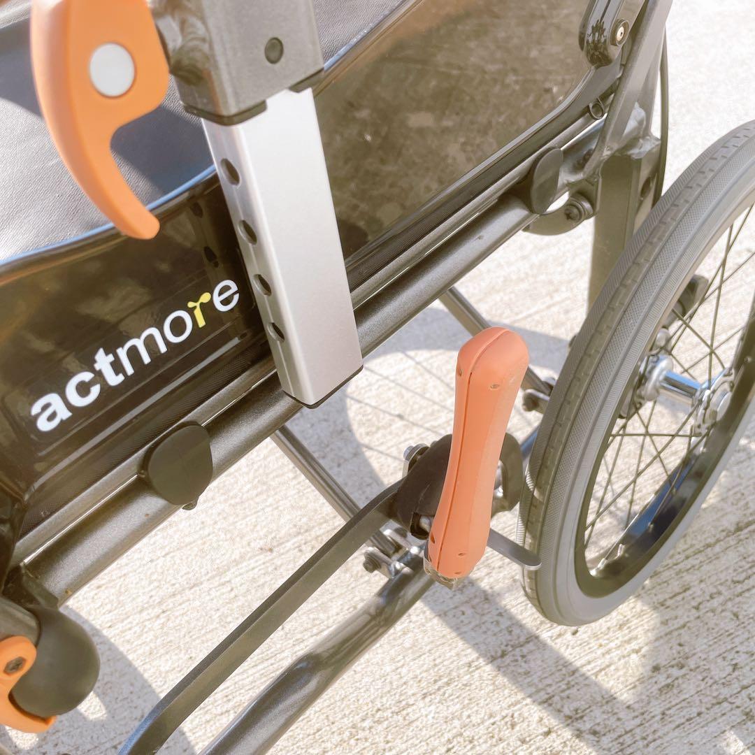 車椅子 アクトモア actmore C1620-40 車いす 自走 介助ブレーキ