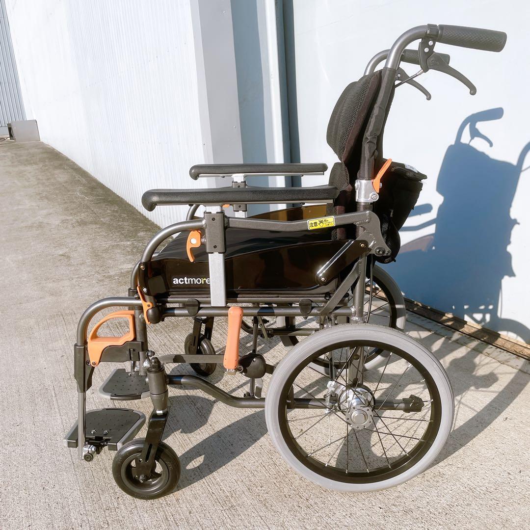 車椅子 アクトモア actmore C1620-40 車いす 自走 介助ブレーキ
