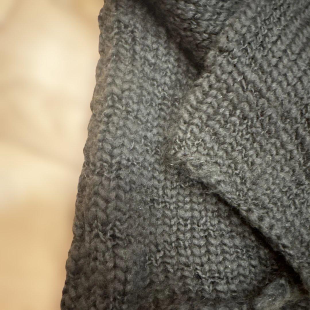 ヨウジヤマモト　90年代 ダークグレー バルーン袖ニット