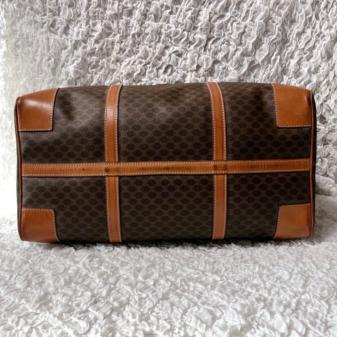 美品✨セリーヌ　ボストンバッグ 大容量　マカダム　旅行　レザー　トリオンフ